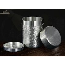 SAMARA 미니 주석스타일차통 말차 차통 보이차 소분 생산국가출고품, 1개