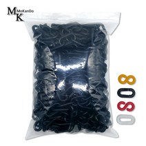 모칸도 주차체인 6미리체인12미터 체인고리4개 플라스틱체인, 블랙