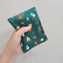 [DIY키트 패키지] (동영상설명) (10×13) 핫팩파우치만들기 핫팩주머니 주머니만들기 커버(핫팩포함안됨), 블랙데이지