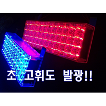 발통마켓 차량용 12v LED 대형 내장모듈형 경광등 싸이키 스트로브 안개등 자동차LED 경광등, (선택1번)슬림84발