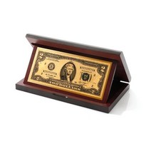 순금 행운의2달러 우드상패