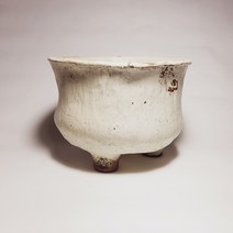 고구려화분 미색 원형 대품 다육용 화분