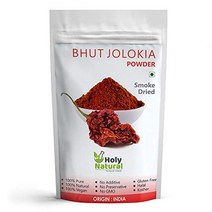 Bhut Jolokia Chilli Flakes - Smoke Dried 100g by Holy Natural, 1