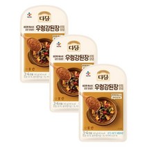 CJ 다담 우렁강된장 비빔 양념 된장찌개 집된장 홈쿡 장 140g 3개 1세트, 15세트