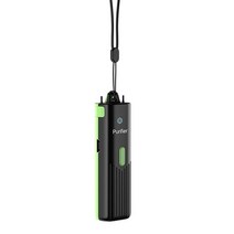 목 공기 청정기 개인 착용 미니 휴대용 자동차 홈 음이온 발생기 목걸이, [04] Light Green