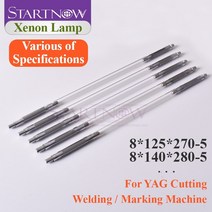 nd yag laser machine 램프 xenon flash tube laser krypton 램프 laser pulsed xenon lamp for welding machin, 크세논 램프, 9x130x264-6