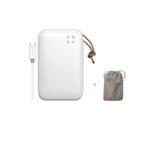 USB 충전식 손난로 1+1 겨울 전기 전자 충전 핫팩 구름 초등 어린이 초등학생 다이소, 1+1 화이트 5100mAh