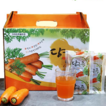 순수 당근즙 100ml 60포 당근진액 당근쥬스