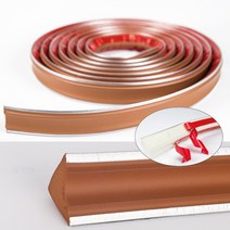 연질 천정 몰딩 코너 틈새 플렉스 굽도리(길이5M X 폭3.8cm), 선택:C041.FL_C041_갈색 은테, 연질 천정 몰딩 5미터