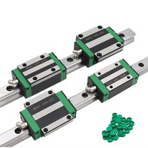 어닝레일 2pcs HGR15 선형 가이드 레일 길이 200-1200mm 블록 캐리지 HGH15CA 또는 HGW15CC CNC 부품, 14 850mm_01 2Rail 4HGH15CA