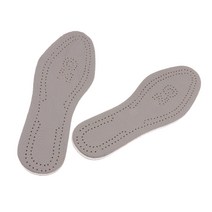 Cowhide 가죽 신발 안창 Orthotic Bow Leg Genu 교정 패드 O 형 다리 정형 외과 용 안창 Sho Cushion 삽입