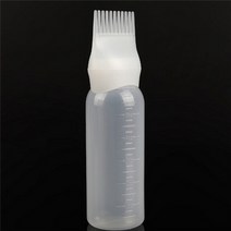 헤어 매니큐어 염색약 초크 염색제 틴트 애플리케이터 브러시가있는 빈 머리 염색, 보여진 바와 같이