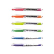 형광펜 언더라인S 타(12개입) 문화연필 노랑형광펜 세트 형광볼펜 학용품 필기도구 형광필기 암기펜 형광펜세트 형광팬슬 야광펜 붓펜 문구사이트 필기류 수업용 학습준비 문구점 문구도매 언더라인S 문화연필, 본상품