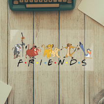 라이온 킹 친구들 아동복 장식용 의류 패치 DIY 패치, 183X, 1개