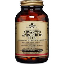 Solgar Advanced Acidophilus Plus 솔가 애시도필루스 플러스 120정, 1개