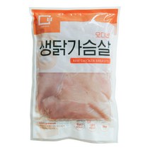 모디바 국내산 냉동 생닭가슴살 500g 1kg, 1팩, 국내산 냉동 생닭가슴살1kg
