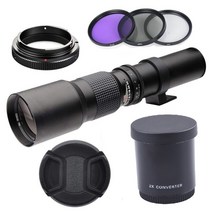 호환 텔레컨버터 익스텐더 콘버터 Lightdow 500mm1000mm f8 수동 망원 단렌즈 2배 컨버터 3pcs 67mm 필터 canon nikon sony pentax, 02 Black_06 캐논