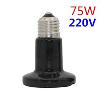 파충류 애완 동물 원적외선 세라믹 가열 램프 소형 미니 E27 25W 50W 75W 100W 1 개