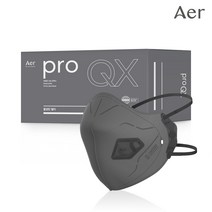 아에르 프로Q QX200F 1급 방진마스크 활성탄 냄새 용접 분진 마스크 그레이 1매