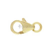 14k 옐로우 골드필드 개고리 + ㅇ링 13.0 mm 1개입, 단품