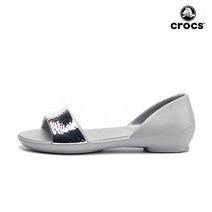 크록스 리나 엠벨리쉬드 도르세이 샌들 (204361-00N)