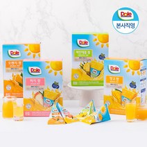 Dole 돌 100%과즙 후룻팝 24개입 / 얼려먹는 디저트, 피치팝+애플팝+파인팝+오렌지팝+