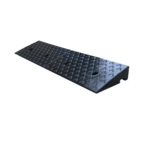 세이프티업 카업 주차턱 경사로 오토바이 차량 진입판, 고무 플라스틱 50x15x4cm