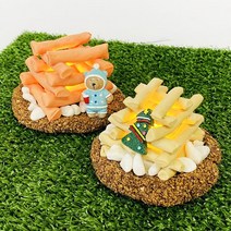 td 토단 초등저 감성 데코찰흙 모닥불 무드등 만들기-1인용, 단품