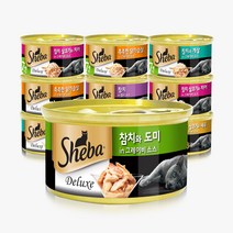 쉬바 캔 참치와 도미 85g 12개 세트, 01.쉬바캔 참치와 도미 85g x6_02.쉬바캔 참치