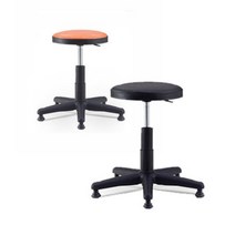 폭신폭신 안내데스크 고정형 높낮이 조절 의자 펜션 34평 태권도학원 대기, 블랙