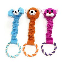 펫모닝 동물 쫄쫄이 애견장난감 바닐린향, 갈색(곰돌이), 1개