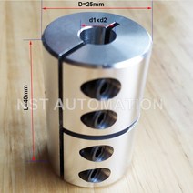 MDPS커플링 자동차 현대호환 리지드 커플 링 샤프트로드 섹션 Cnc 스테퍼 모터 조각 기계 나사 D25 L40, 02 8x12