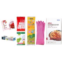 코멕스 김장용품 세트 5종(목긴위생장갑2매 일회용앞치마2매 김, 제품선택:김장용품 세트 5종, 단품