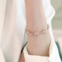 팝콘베리 장미빛의 향기 팔찌
