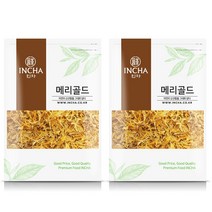 인차 메리골드 마리골드 금잔화 꽃차 허브차, 2개, 100g
