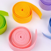 아유디 PP웨빙끈 웨빙끈 웨이빙끈 25mm 12색 에코백 가방끈 1마, 웨이빙끈25mm(1마), 연두