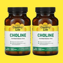 1+1 컨트리라이프 콜린 100정 Choline 타타르산수소 바이타르트레이트