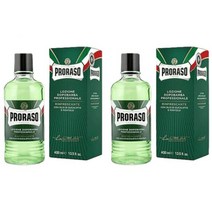 [매장정품]Proraso 프로라소 쉐이브 로션 유칼립투스 400ml 2팩 Aftershave & Shaving Soap