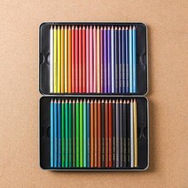 전문가 색연필 틴케이스 48색 색연필인물화 컬러펜슬
