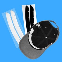 캡케어 모자 땀흡수 패드 클린패치 12p, 화이트, 1개