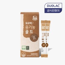 듀오락 [100억 유산균]듀오락 유기농 골드 프로바이오틱스 유산균 1통 (30일분)+추가 10일분 증정