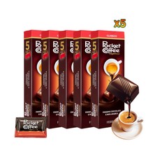 페레로 포켓커피 초콜릿 25P, 5구x5개