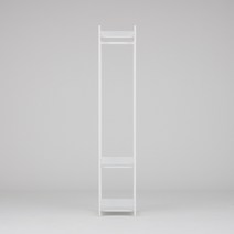 동서가구 팬타 포스코 스틸 시스템 드레스룸_400 1단 행거 4colors DF643486, 그레이