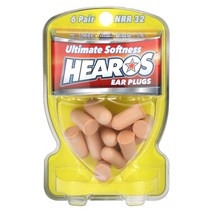 Hearos 이어 플러그 최강의 푹신함 고 NRR 32 6쌍, 12 개