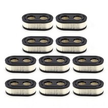 긴풀 예초기 잔디 깎기 벌초용 제초기 전기 전동 잡초 Briggs amp에 대 한 10pcs 깎는 기계 공기 필터 stratton 798452 k 593260 교체용 가정용