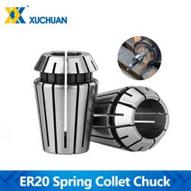 콜릿 척 볼트 탭 밸브 ER20 콜렛 척 1-13mm 1/2 1/4 1/8 CNC 밀링 공구 홀더 조각 기계 스핀들 모터 ER 용, 09 ER20 9.0mm