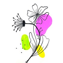 평화I 인테리어 예쁜 꽃 그림 최혜원작가 원화, 흰색
