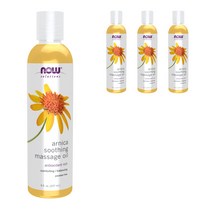 나우푸드 아르니카 수딩 마사지 오일, 237ml, 4개