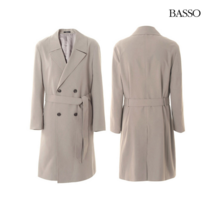 바쏘 바쏘 세미오버 더블 벨티드 트렌치코트 (BSW1MC50A)