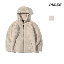 펄스 후드 부드러운 실키터지 간절기 후리스 가을 양털 뽀글리 플리스 집업자켓 브라운